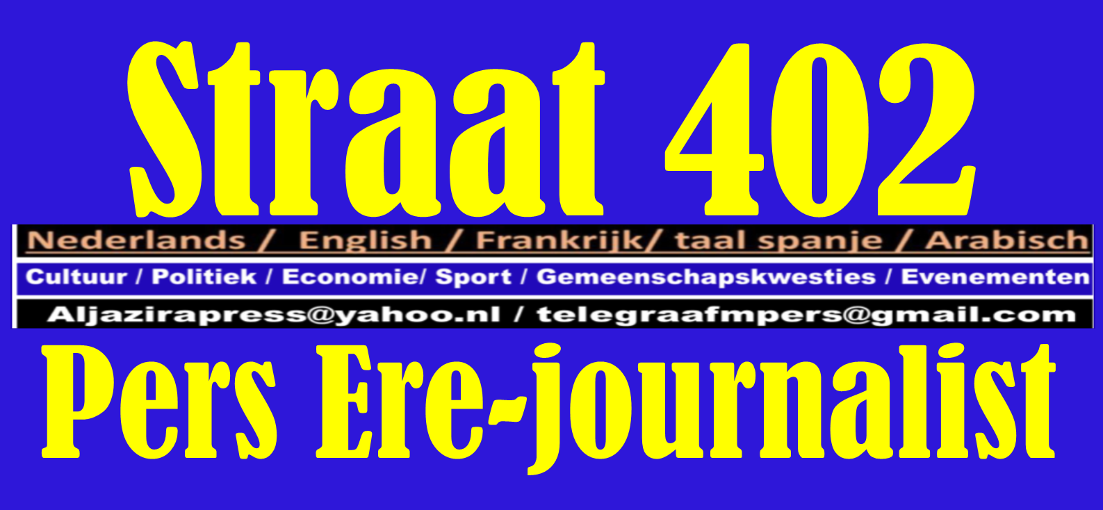 Straat 402 Pers402 - TelegraafM