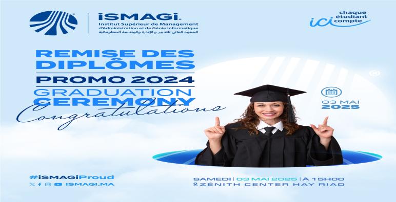 Cérémonie de remise des diplômes ISMAGI- Promotion 2024